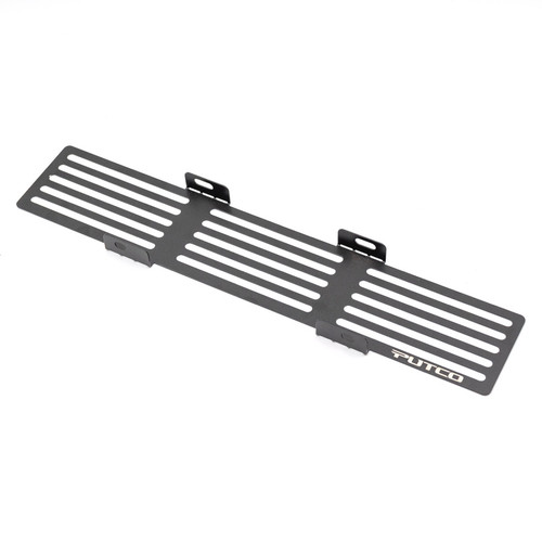 Putco 23-24 Ford F250/F350 Super Duty Bar Design Bumper Grille Inserts - Black Powdercoated - 87172 Photo - lifestyle view