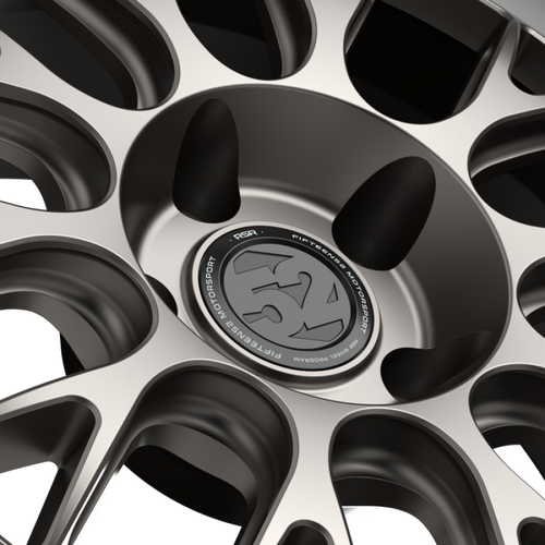 fifteen52 Holeshot RSR 18x8.5 5x108 42mm ET 63.4mm Center Bore Magnesium Grey w/ Gloss Lip - RSHML-88558+42 User 1