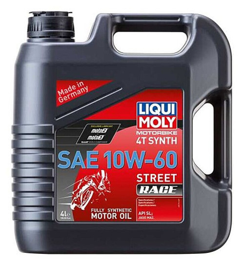 LIQUI MOLY 4L Motorbike 4T Synth SAE 10W60 Street Race - 20072 User 1