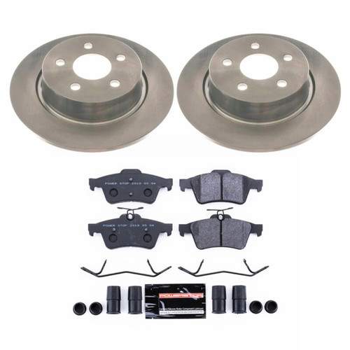 Power Stop 09-10 BMW 335d Front and Rear Semi-Coated Rotor Kit - SC4094