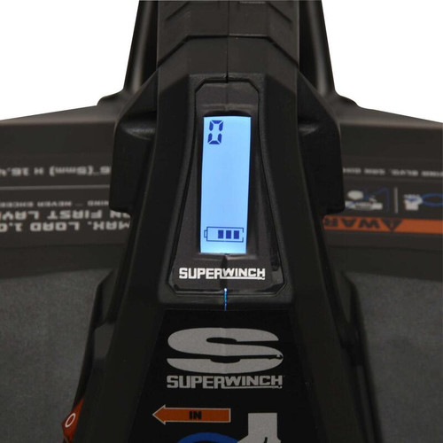 Superwinch Hand Hauler 1000 Winch 24 VDC 1000 lbs Line Pull Soft Shackle Rope End Safely - 1710001 Photo - Close Up