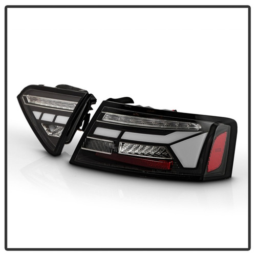 Spyder Apex 13-17 Audo A5 / S5 / RS5 (Factory LED) LED Tail Lights - Blk (ALT-YD-AA513LED-SEQGR-BK) - 5089045 Photo - Unmounted