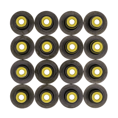 Cometic .265in x .500in x .635in x 1.126in Metal Jacket Valve Stem Seal - Yellow - 16 Pack - 3218V-16 Photo - Primary