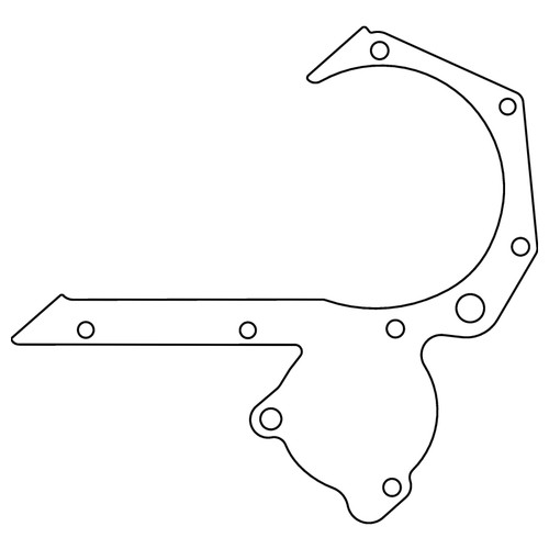 Cometic Cosworth BD Series - FVA/FVC .012in Fiber Timing Cover Gasket - Water Pump Blocked Off - C4894 Photo - Primary