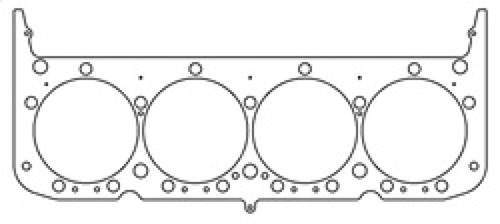 Cometic GM SB2.2 Small Block V8 .051in MLS Cylinder Head Gasket - 4.125in Bore - With Steam Holes - C5321-051 Photo - Unmounted