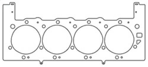 Cometic GM L18 Vortec 8100 Gen-VII Big Block V8 .045in MLS Cylinder Head Gasket - 4.280in Bore - LHS - C5764-045 Photo - Primary