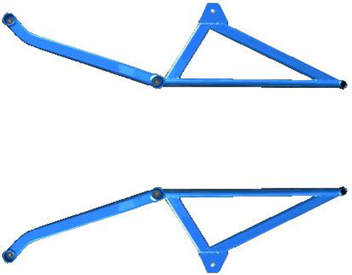 Cusco Power Brace Lower Rear Side FD2 Civic Si (Sedan ONLY) *requires drillING on sedan models* - 329 492 RS Photo - Primary