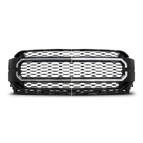 Anzo 21-23 Ford F150 Black Housing Full LED Light Tube Front Grille - 901029 User 1