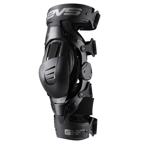EVS Axis Sport Knee Brace Black/Black/Grey - Large/Left - AXISS-BK/GY-LL User 1