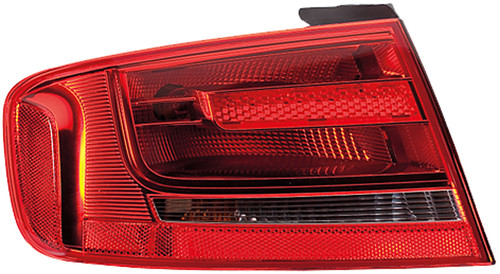 Hella 2009-2012 Audi A4 Left Outer Tail Light - 009686111 Photo - Primary