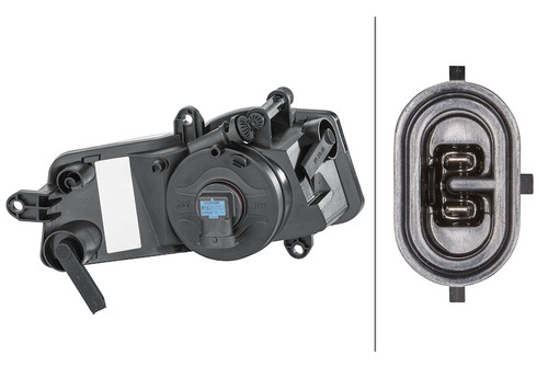 Hella 2009-2011 Audi A6 Fog Light Left - 009963111 Photo - Close Up