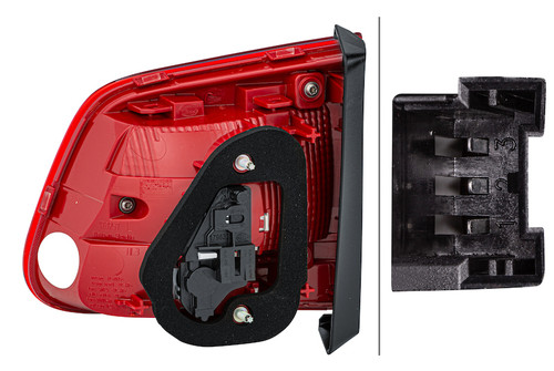 Hella 2012-2014 Volkswagen Tiguan Left Inner Tail Light - 010739111 Photo - Close Up