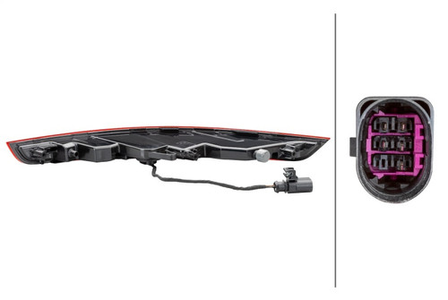 Hella 2015-2018 Porsche Macan Back Up Light Assembly Rear Left - 011501131 Photo - Unmounted