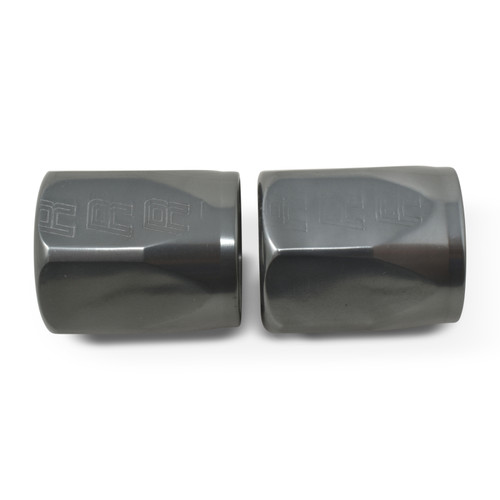 Russell Hose End Socket -6 AN Polished & Gray Anodized (2 PACK) - 615521 Photo - Primary