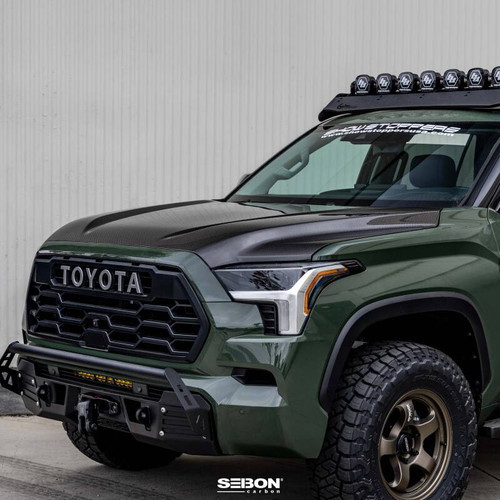 Seibon 22-23 Toyota Tundra OE Style Carbon Fiber Hood - HD23TYTU-OE User 1
