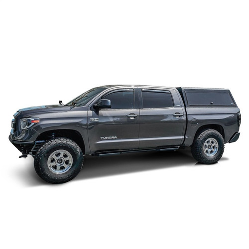 Westin EXP Truck Cap COMPLETE KIT A + B (07-21 Toyota Tundra CrewMax 5.5ft. Bed) - 16-13255 Photo - Mounted