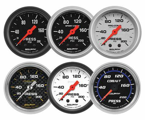 Autometer Old Tyme Black Direct Fit Dash Kit 55-59 Chevy Truck (1 x 3-3/8in. / 4 x 2-1/16in.) - 2208-07