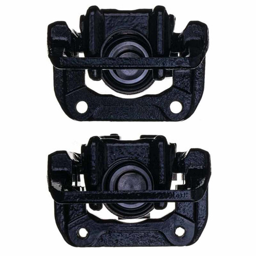 Power Stop 01-03 Acura CL Rear Black Caliper - Pair w/Bracket - S2588BLK Photo - Primary