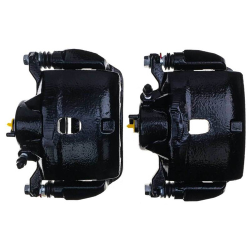 Power Stop 02-04 Honda CR-V Front Black Caliper - Pair w/Bracket - S2662BLK Photo - out of package