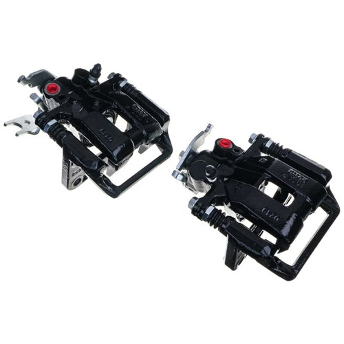 Power Stop 09-14 Acura TSX Rear Black Caliper - Pair w/Bracket - S3358BLK Photo - out of package