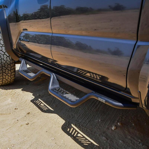 Westin 2024 Toyota Tacoma Outlaw Drop Nerf Step Bars - Textured Black - 20-12785 Photo - lifestyle view