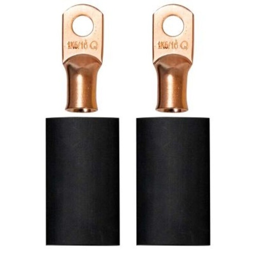 Moroso 5/16in Dia Stud 1 GA Wire Crimp/Solder Battery Cable Terminal Kit (2 Pack) - 74165 User 1