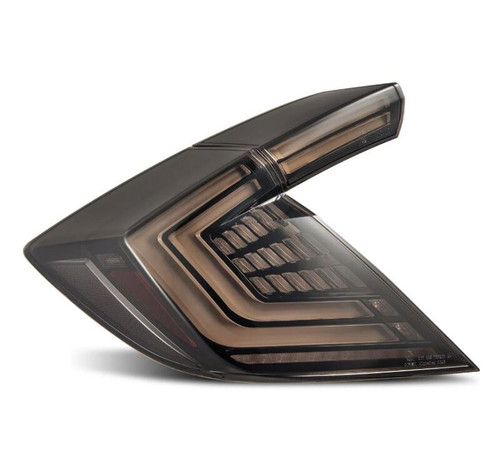 AlphaRex 16-21 Honda Civic Hatchback / Type-R FK8 Nova-Series LED Tail Lights - Black Smoke - 676010 User 2