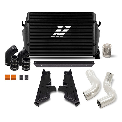 Mishimoto 2019+ Ram 6.7L Cummins Intercooler Kit BK Cooler P Pipes - MMINT-RAM-19KBKP Photo - Primary