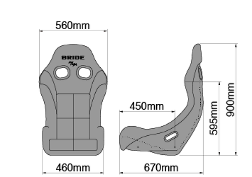 Bride Cusco ZIEG IV - FRP Silver Shell / Black Seat FIA Approved - BRD-HB1ACF User 1