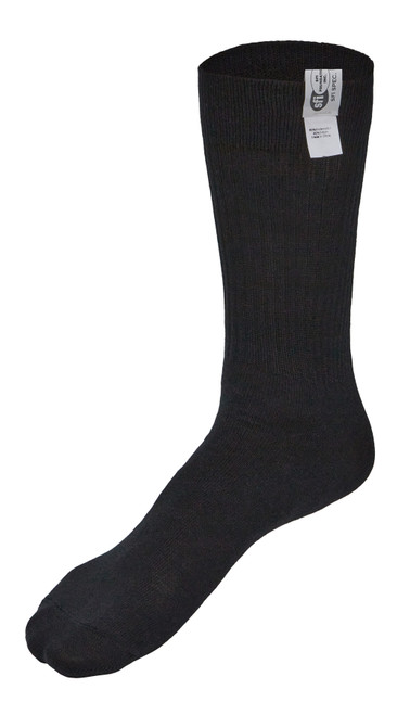 Socks Pair SFI 3.3 Thick F/R Black Size 6-7