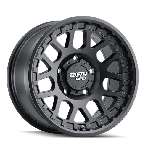Dirty Life 9306 Mesa 17x9 / 6x139.7 BP / 0mm Offset / 106mm Hub Matte Black Wheel - 9306-7983MB0 User 1