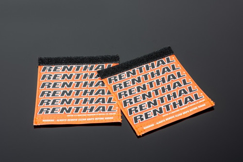 Renthal Team Clean Grip - Orange/White/Black - G254 User 1