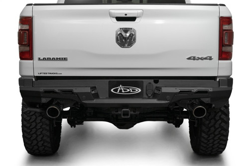 Addictive Desert Designs 19-24 RAM 1500 Black Label Rear Bumper - R55020NA0103 Photo - Mounted