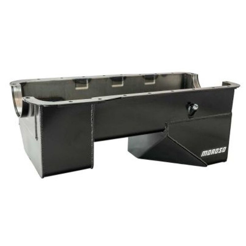Moroso 66-77 Ford Bronco (289/302) Billet End Seals 9in Deep Rear Sump Steel Oil Pan - 20542 User 1
