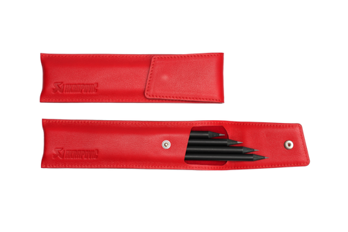 Akrapovic Leather Pencil Case - Red - 801725 User 1