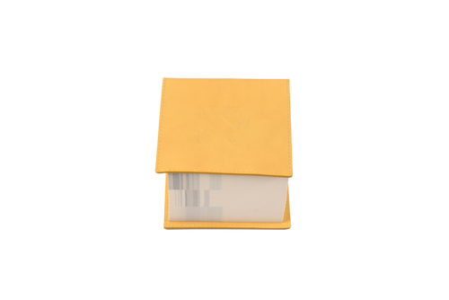 Akrapovic Leather Memo Notepad - Yellow - 801730 User 1