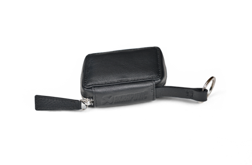 Akrapovic Leather Car Key Case - Black - 801740 User 1
