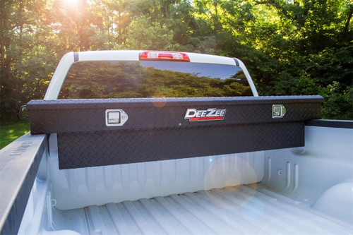 Deezee Universal Tool Box - Red Crossover - Single Lid Black BT - DZ8170TB Photo - Mounted