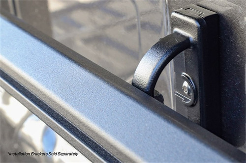 Deezee 19-23 Dodge/Ram Ram Cargo Management - Hex Bed Rails 5 1/2Ft Bed Txt Blk - DZ99750TB Photo - Mounted