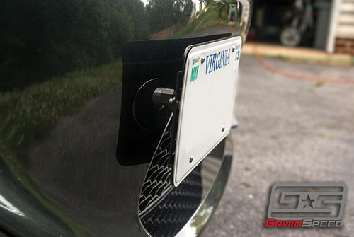 GrimmSpeed 10+ Subaru Legacy/Outback / 13+ Subaru BRZ/13+ Scion FR-S License Plate Relocation Kit - 094029 Photo - Primary