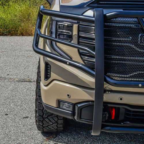 Westin 22-25 GMC Sierra 1500 (Excl. Old Body) HD Grille Guard - Black - 57-4125 Photo - Mounted