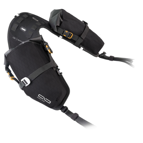 Giant Loop MoJavi Saddlebag 12L - Black - MSB26-RT-B User 1
