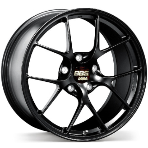 BBS RI-D 20x9.5 5x112 ET10 82mm Matte Black Wheel 82mm PFS Ring/Clip Required - RI100MB Photo - Primary