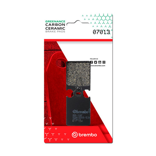 Brembo OE Italjet Formula/Piaggio Skipper Carbon Ceramic Brake Pad - Front - 07013 User 1