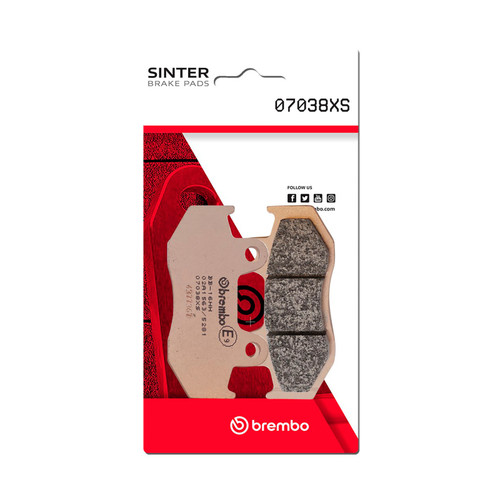 Brembo OE Honda Scv/Honda Ch/Honda Ses/Honda Ps/Honda Sh/Honda Lead Sinter Brake Pad - Front - 07038XS User 1