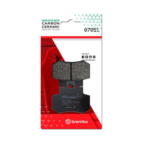 Brembo OE Kymco Grand Dink Carbon Ceramic Brake Pad - Rear - 07051 User 1