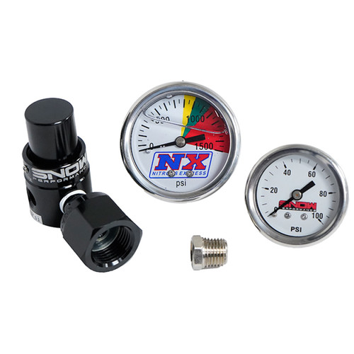 Snow Performance Billet Fixed (100PSI) CO2 Regulator w/Gauges - SNO-353G User 1