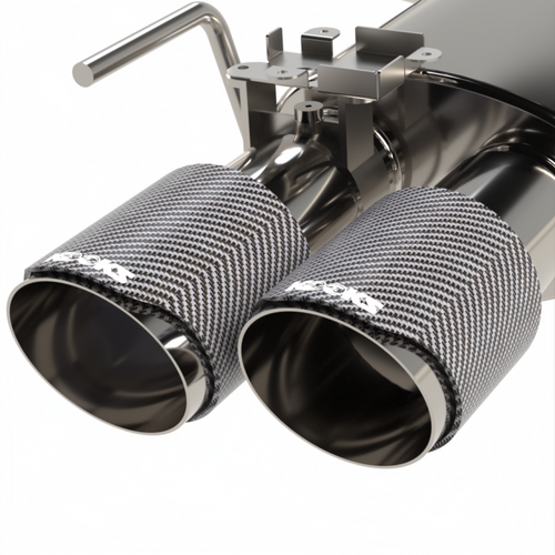 Kooks 18-24 Ford Mustang GT 5.0 3in. Valved Touring Cat-Back Exhaust - Carbon Tips - 11514570 Photo - Unmounted