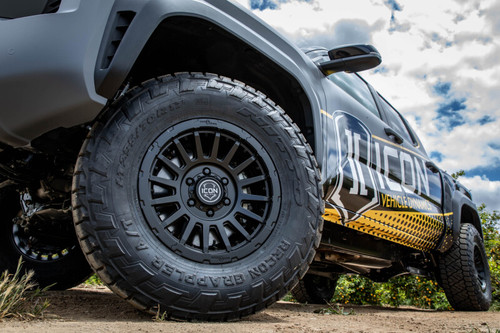 ICON Alloy Recon Pro - 18X9 / 6X5.5 / 40MM / 6.6in. BS - Satin Black - 23618909066SB Photo - Mounted