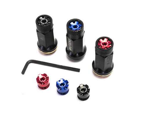 Wheel Mate Muteki Aluminum Closed End Cap 12 X 1.50- Red (24 PCS) - 32956R User 1